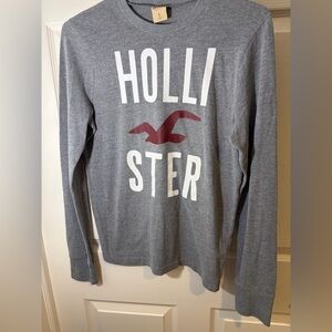Y2K Hollister size Small Charcoal Gray long sleeve t shirt